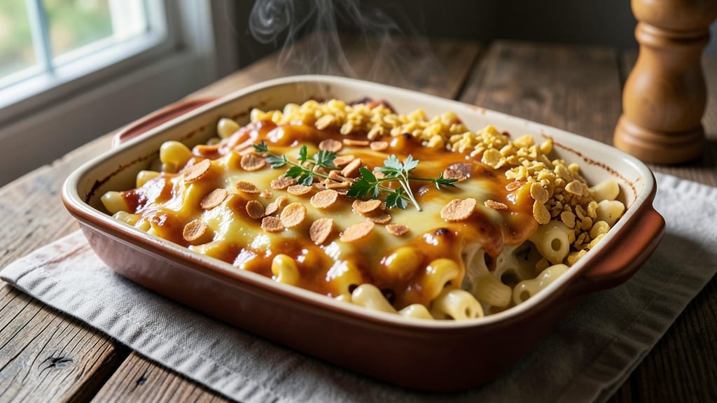 Baked Mac and Cheese Recipe with Corn Flakes: Crunchy Top, Creamy Heart in One Bite