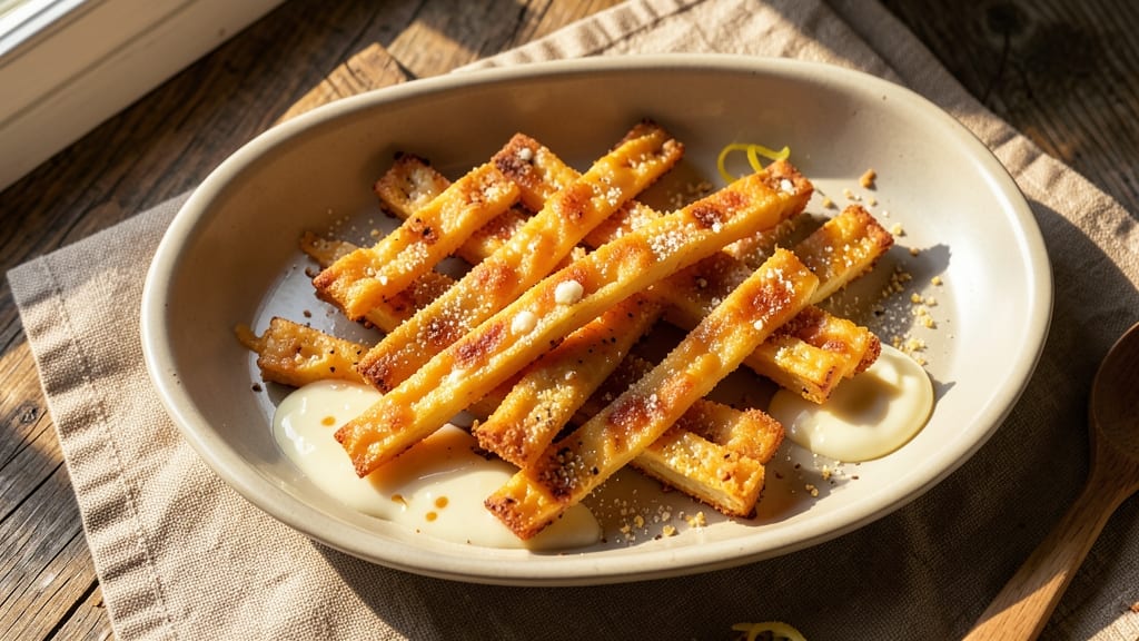 Baked Cheddar Cheese Sticks Recipe: Golden Crust, Stringy Pull-Apart Magic