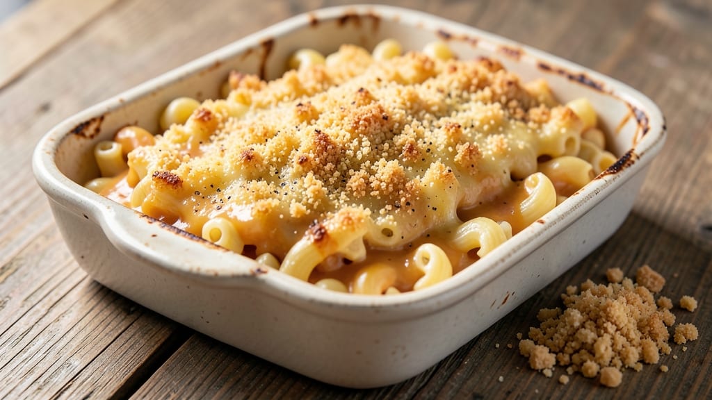 Baked Mac and Cheese Recipe Using Boxed Mac and Cheese: One-Pan Creamy Crunch With Cheesy Pulls