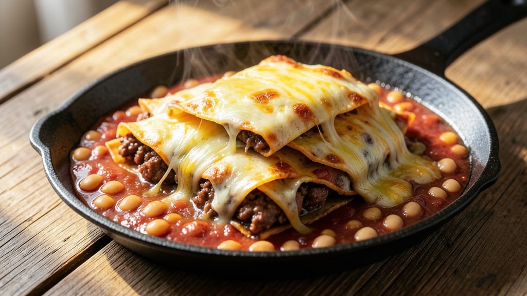 Baked Cheese Enchilada Recipe: Crispy Top and Melty Gooey Layers
