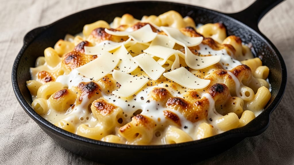 Baked Mac and Cheese Recipe (32 Oz): Cheesy Pull-Apart Crust in One Pan
