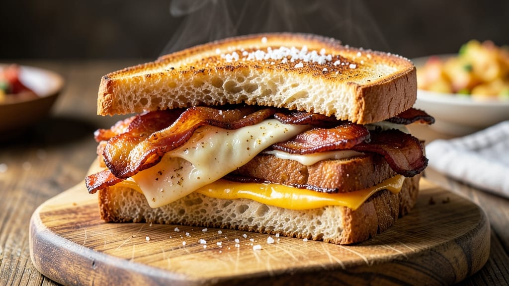 Bacon Grilled Cheese Sandwich Recipe: Crispy Crusts and Gooey Pulls in 15 Minutes