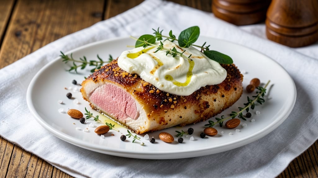 Baked Chicken And Goat Cheese Recipe: Crispy Top, Melty Cheese Magic