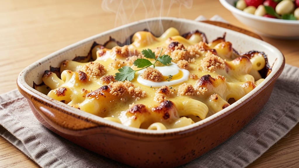 Joshua Weissman's Baked Mac and Cheese Recipe: Triple-Layered Crunch With Gooey Pulls