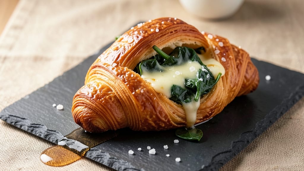 Au Bon Pain Spinach and Cheese Croissant Recipe: Flaky Layers With Melted Gooey Goodness