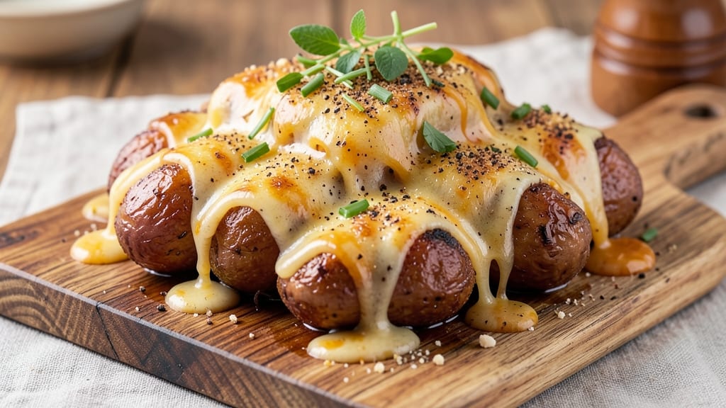 Bbq Cheese Potato Recipe: Smoky Grilled Crunch With Melted Cheese Rivers