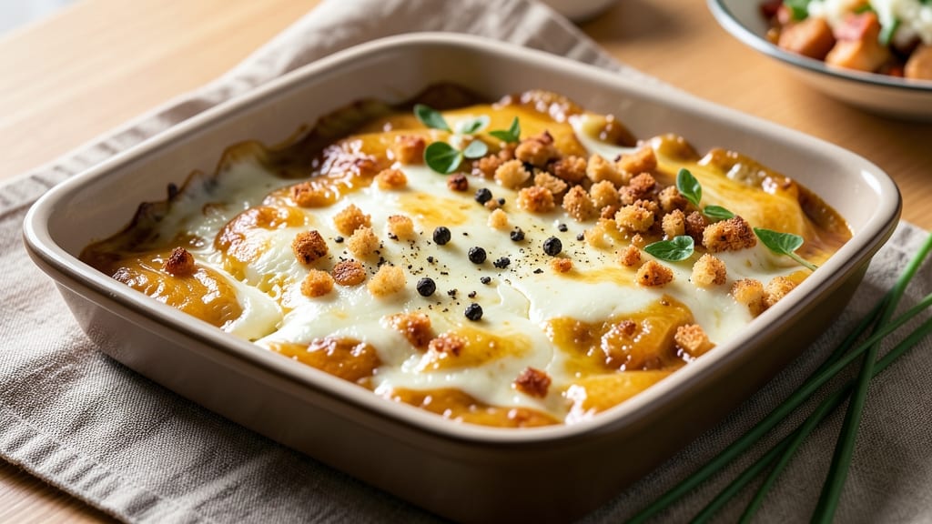 Au Gratin Cheese Sauce Recipe: Bubbly Browned Crust With Velvety Stretch