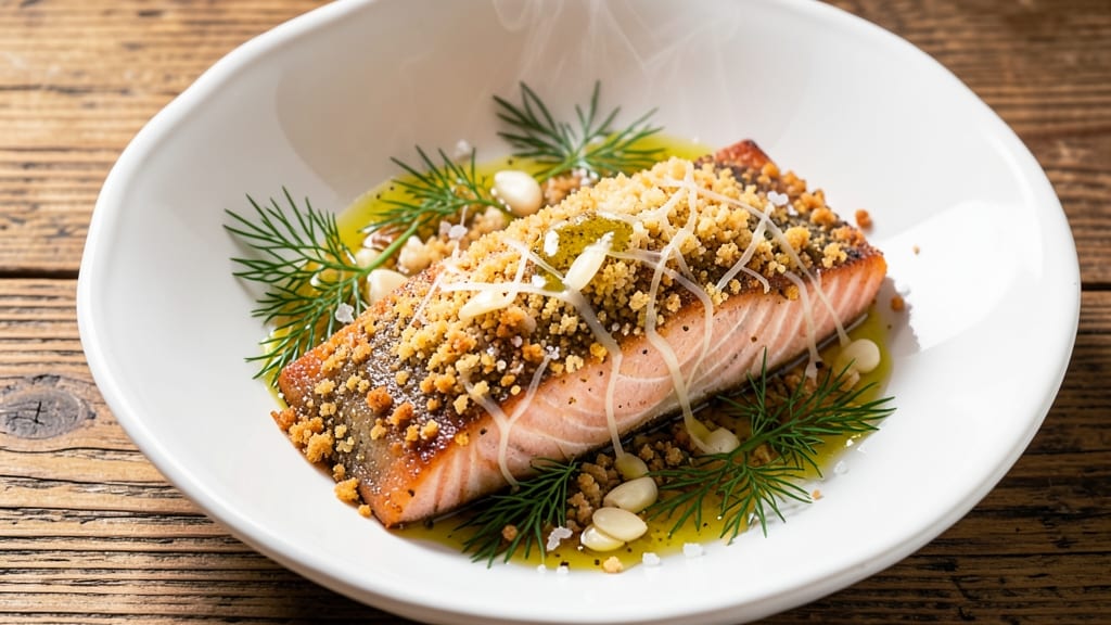 Baked Cheese Salmon Recipe: Crispy Top, Creamy Salmon Center