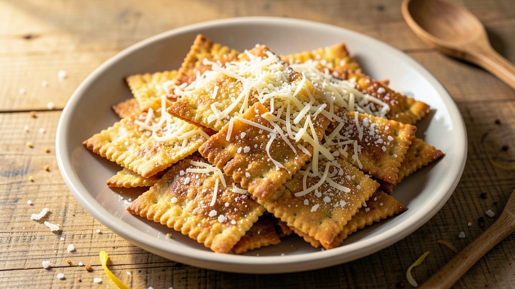 Asiago Cheese Crackers Recipe: Parmesan-Packed Crunch in 15 Minutes