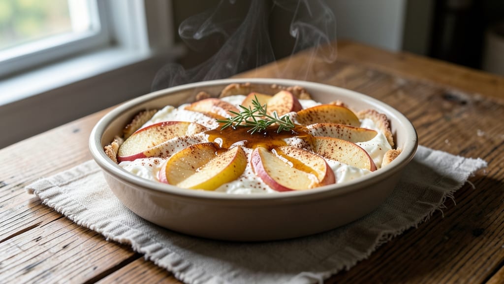 Baked Apple Cinnamon Cottage Cheese Recipe: Warm Spiced Bake With Crunchy Top