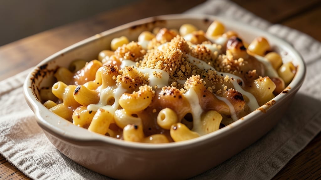 Baked Mac and Cheese Recipe with Shredded Cheese: Triple-Layered Bubbles and Golden Crust