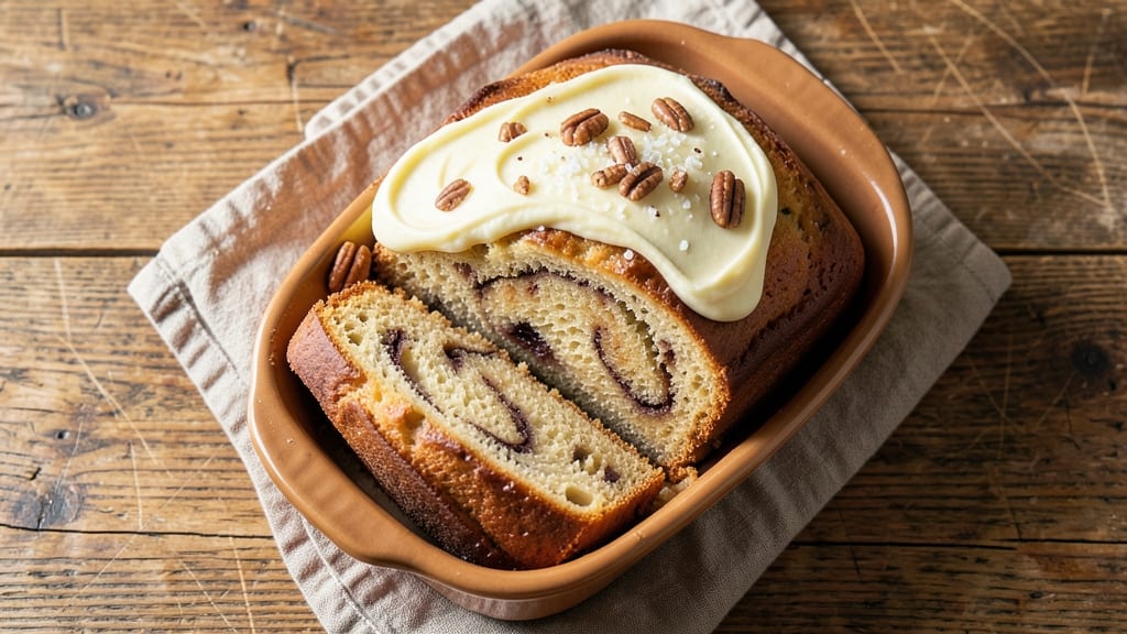 Banana Bread Made With Cream Cheese Recipe: Ultra-Moist Swirls and Buttery Crust