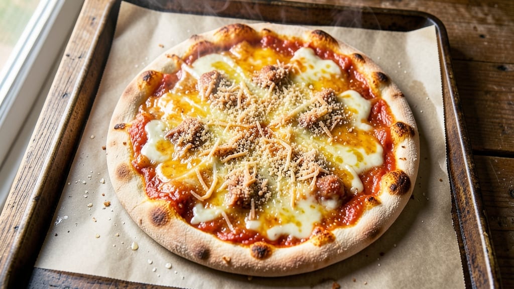 All Cheese Pizza Recipe: Triple-Melted Gooey Heaven in One Pan