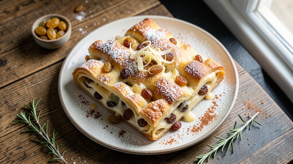 Austrian Cheese Strudel Recipe: Flaky Layers and Warm Vanilla-Spiced Filling