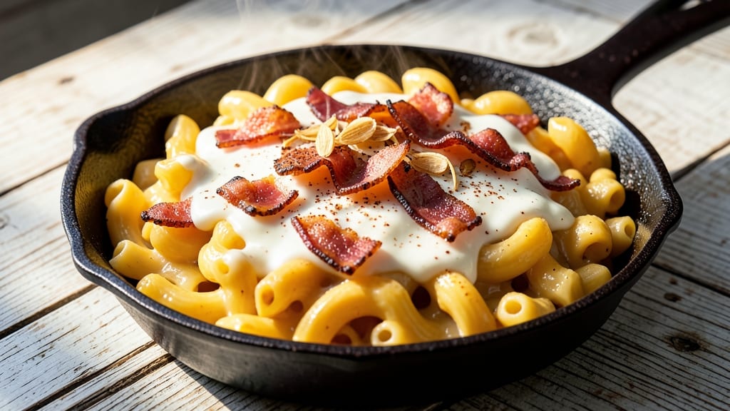 African American Southern Mac and Cheese Recipe: Smoky Bacon and Buttermilk Crisp-Top Magic