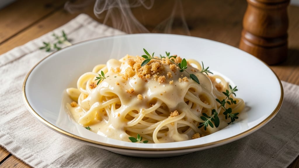 Angel Hair Mac and Cheese Recipe: Ultra-Light, Baked-in-Cream Sauce Magic