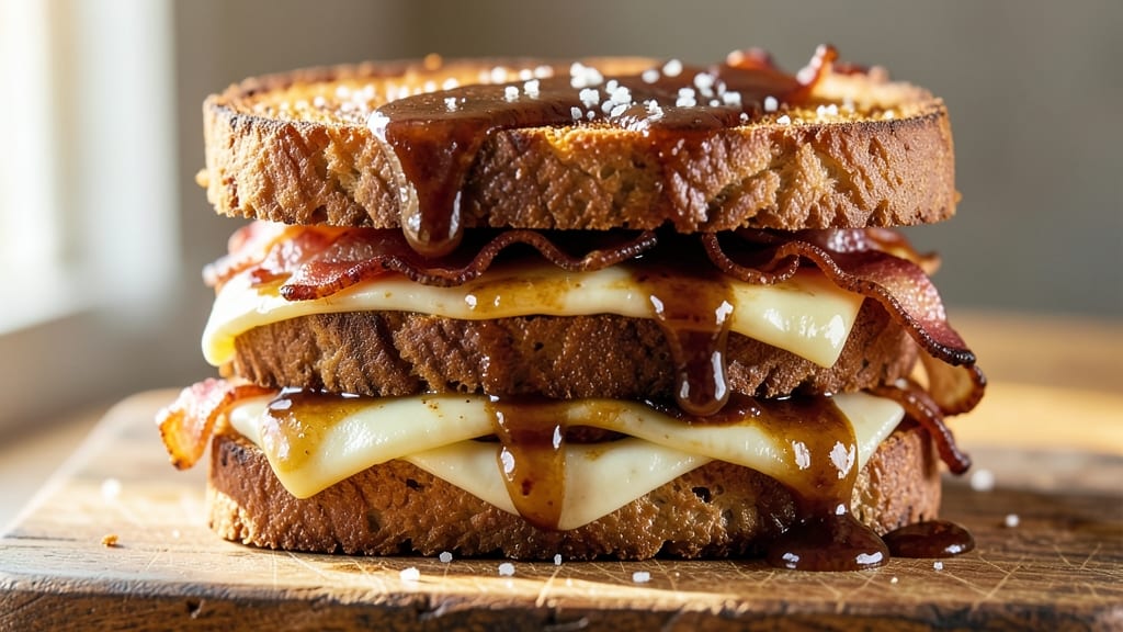 BBQ Grilled Cheese Sandwich Recipe: Smoky Char and Melty Cheese Magic