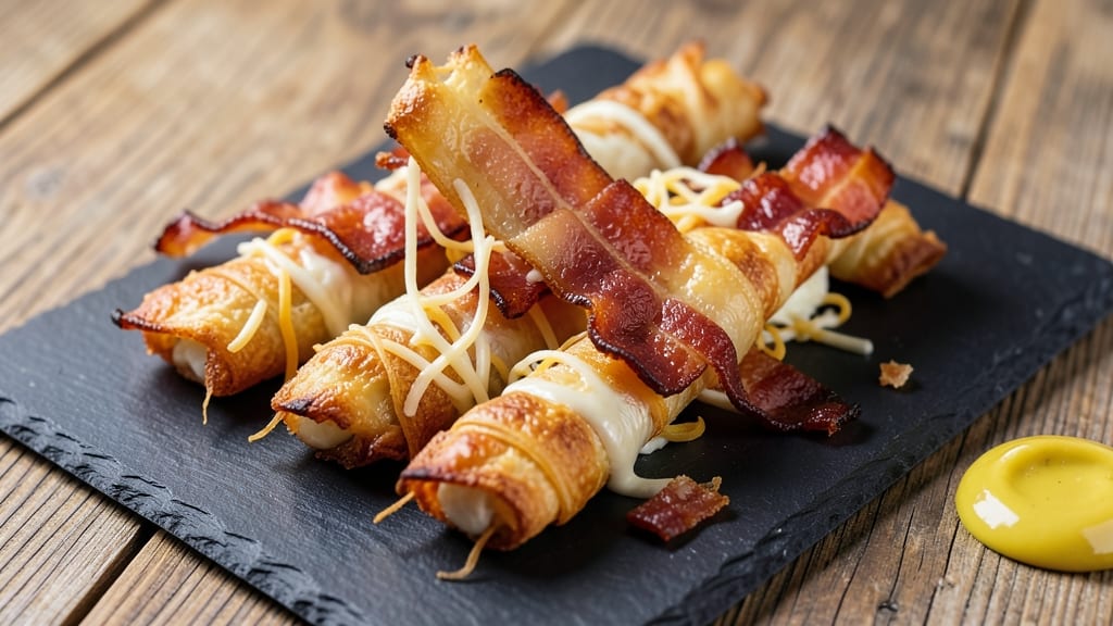 Bacon Cheese Sticks Recipe: Crispy Bites With Gooey Pull-Apart Magic