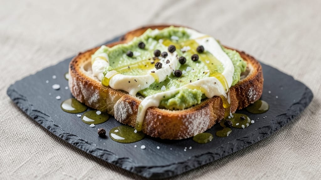 Avocado Cream Cheese Toast Recipe: Bright Green Vibrancy With Creamy Swirls