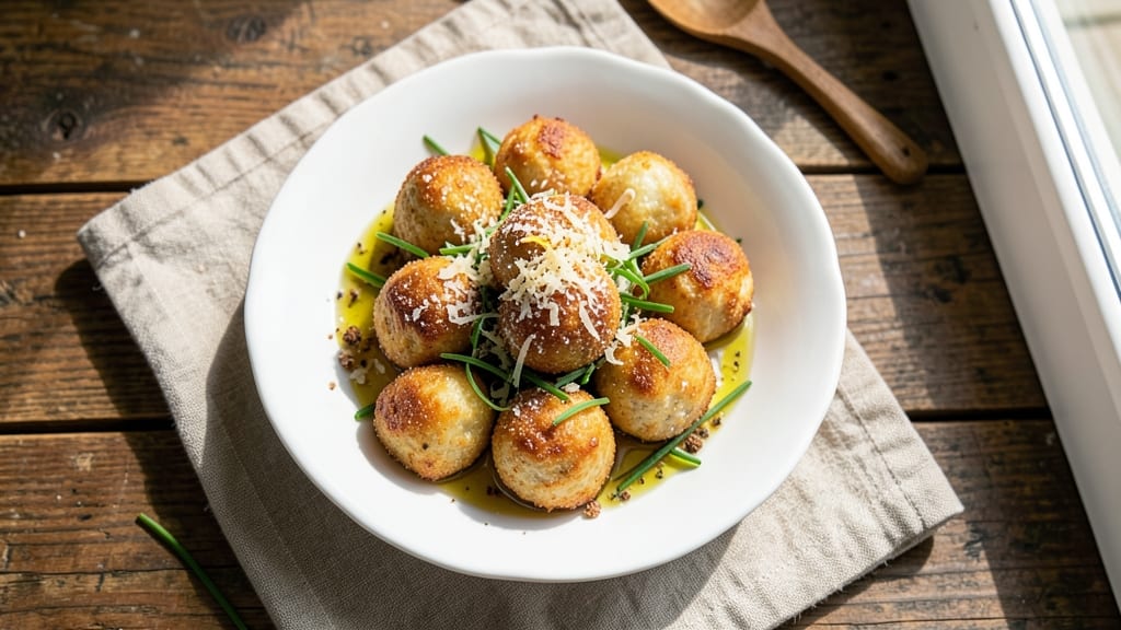 Air Fried Goat Cheese Balls Recipe: Crispy Shells With Melty Centers