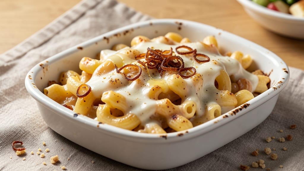 99 Restaurant Mac and Cheese Recipe: Triple-Layered Crunch With Gooey Cheese Rivers