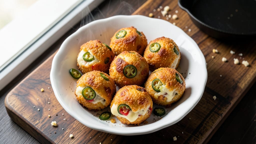 Air Fryer Jalapeño Poppers and Cheese Balls Recipe: Spicy-Creamy Bites in 15 Minutes