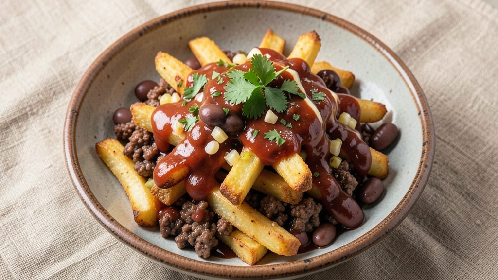 Baked Chili Cheese Fries Recipe: Crispy Bites With Gooey Cheese Rivers